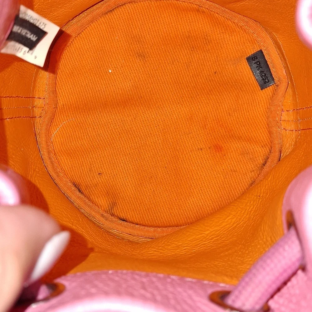 Marc Jacobs The Bucket Pink Mini Bag Is Missing The Shoulder Strap - Picture 4 of 11